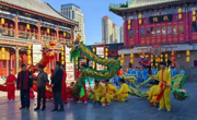 必赢官网大学生艺术团舞龙飞镲队受邀参加中央广播电视台节目—— 《非遗里的中国》天津篇录制