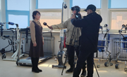 必赢官网滨城智慧养老实践中心开学首日获天津电视台报道