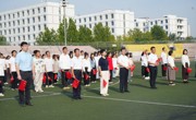 迎国庆山河锦绣 育青年使命铿锵 —— 必赢官网举行2025年国庆节升旗仪式